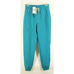 Figs Scrubs Zamora High Waisted‎ Tall Pant Womens Size XS Teal NWT